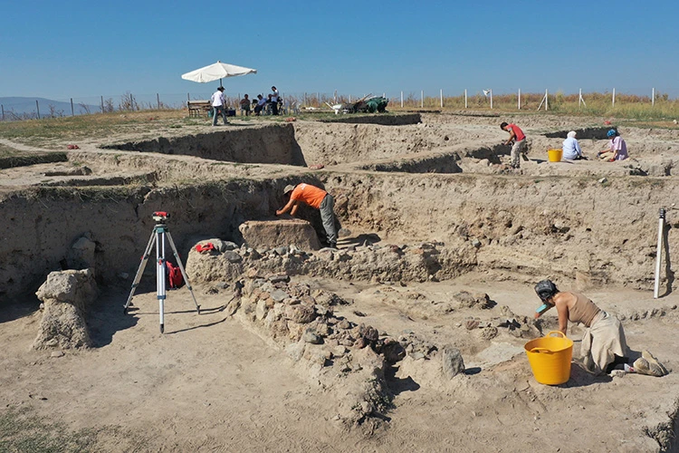 Höyükte bin 700 yıllık beyin ve deri kalıntıları bulundu