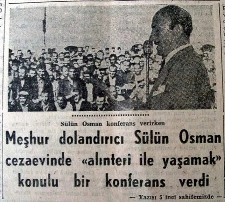 Sülün Osman'ın hayatı sosyolojik bir okul