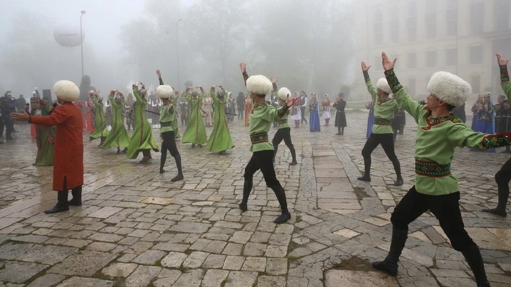 Karabağ'da 'Türk Dünyası Kültür Başkenti' şenliğinden fotoğraflar