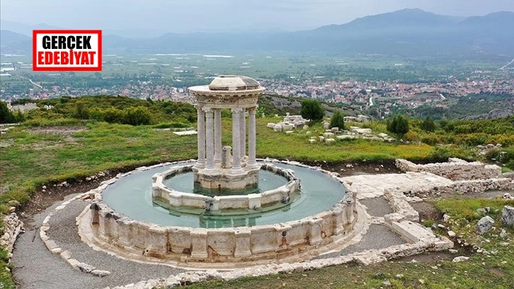 2 bin yıllık çeşmeye antik kaynağın suyu verildi 