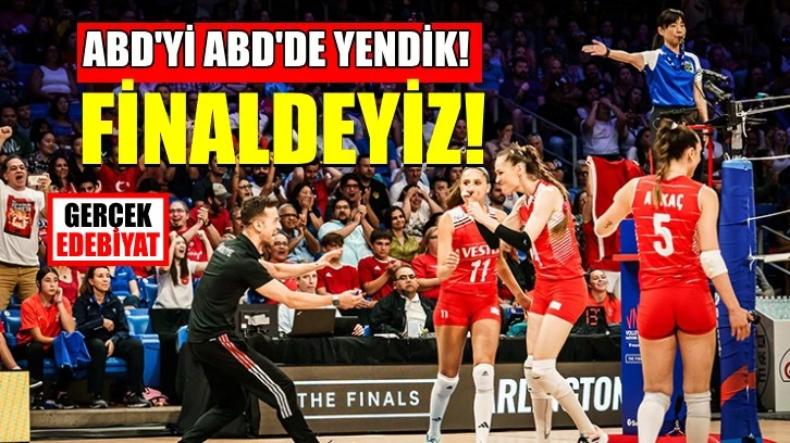 Voleybolcu kadınlarımız ABD’yi devirdi… Finalde sürpriz takım