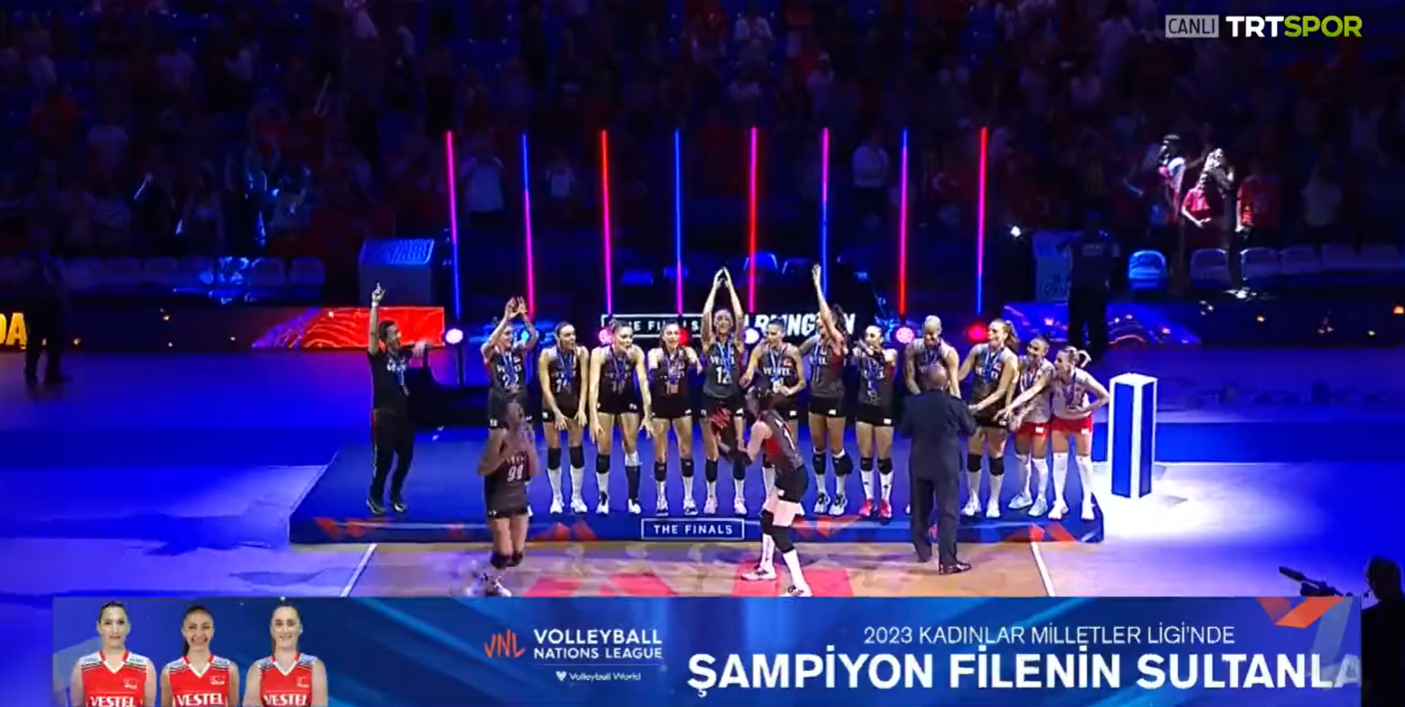 A Milli Kadın Voleybol Milli Takımımız dünya şampiyonu