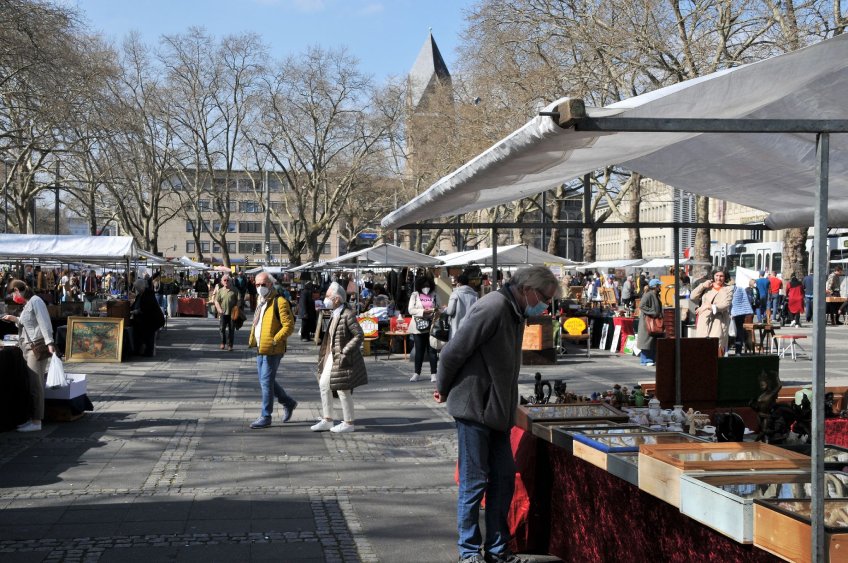 Köln ve Köln Bitpazarından fotoğraflar