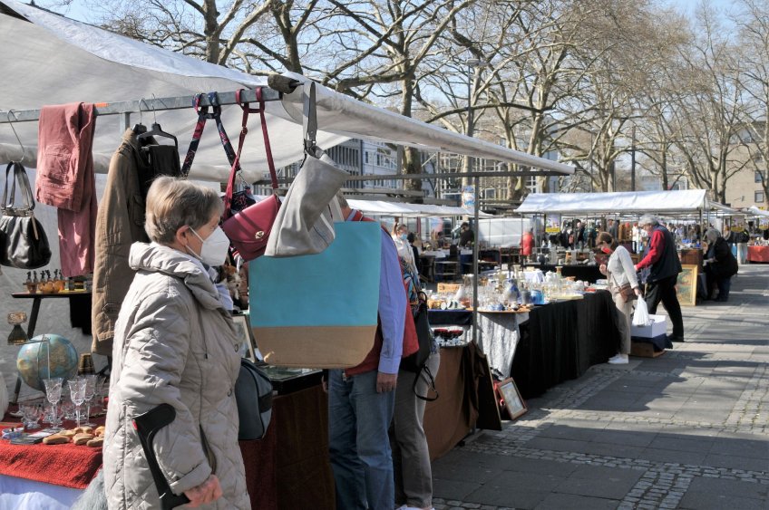 Köln ve Köln Bitpazarından fotoğraflar