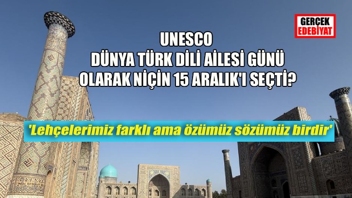 BM ilk Dünya Türk Dili Ailesi Günü'nü kutladı
